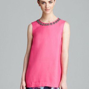 KATE SPADE DENNI Embellished  Zinia PINK Top